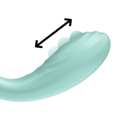 Alternative view of VIBRADOR DE PONTO G DE PRAZER RRROLLING SATISFYER - VERDE