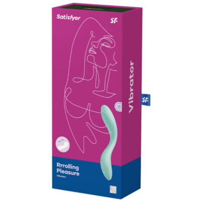 Vibrador de ponto g de prazer rrrolling satisfyer - verde satisfyer vibrator caliente. Pt