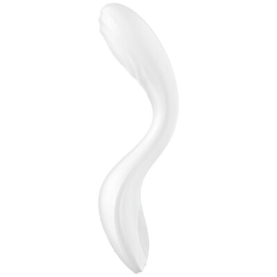 Vibrador de ponto g de prazer satisfyer rrolling - branco satisfyer vibrator caliente. Pt