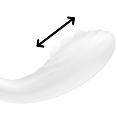 Alternative view of VIBRADOR DE PONTO G DE PRAZER SATISFYER RROLLING - BRANCO