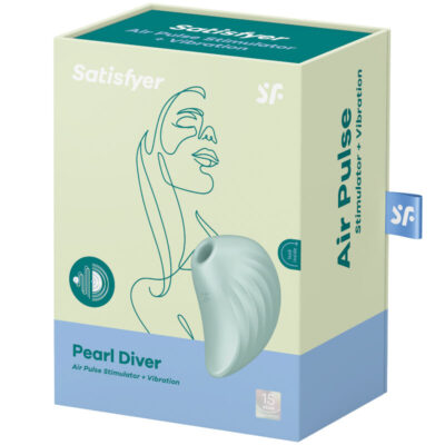 Satisfyer pearl diver air pulse stimulator & vibrator - green satisfyer air pulse caliente. Pt