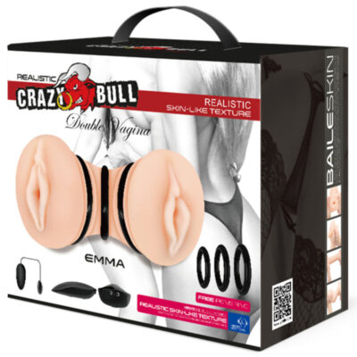 Crazy bull - emma realistic double vagina masturbator crazy bull caliente. Pt