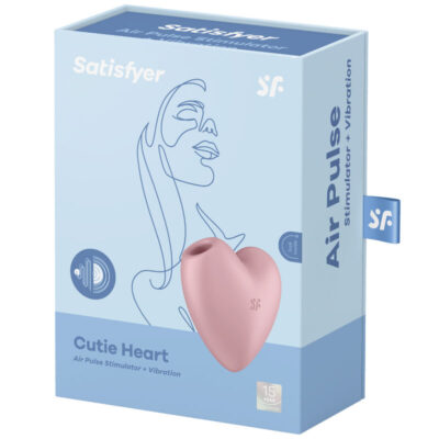 Estimulador e vibrador cardíaco satisfyer cutie - rosa - image 4
