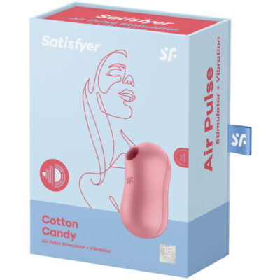 Satisfyer cotton candy air pulse stimulator & vibrator - pink satisfyer air pulse caliente. Pt