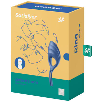 Vibrador de anel de espadam satisfyer - azul satisfyer ring caliente. Pt