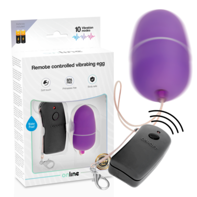 Alternative view of OVO VIBRANTE COM CONTROLE REMOTO ONLINE - PRETO