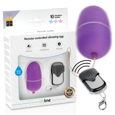 Alternative view of OVO VIBRANTE DE CONTROLE REMOTO ONLINE M - ROXO