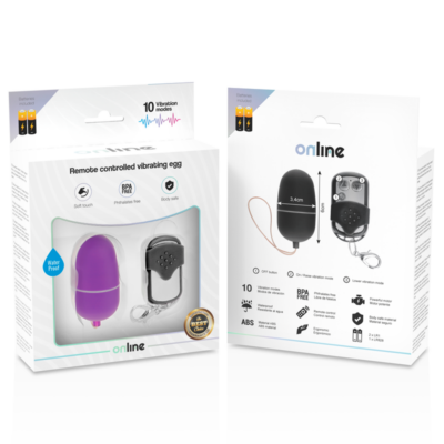 Ovo vibrante de controle remoto online m - roxo online caliente. Pt