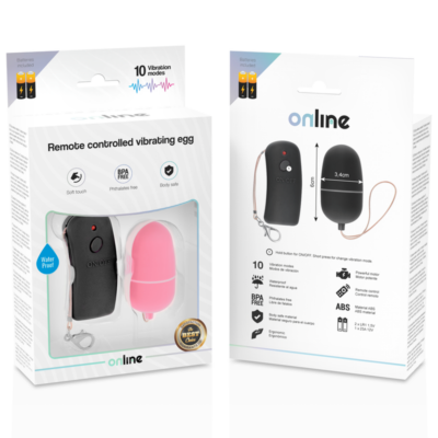 OVO VIBRANTE COM CONTROLE REMOTO ONLINE - PRETO 9 Ovo vibrante com controle remoto online - preto online caliente. Pt