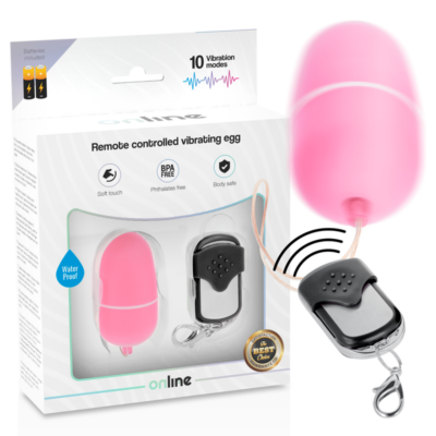 Alternative view of OVO VIBRANTE DE CONTROLE REMOTO ONLINE M - ROSA