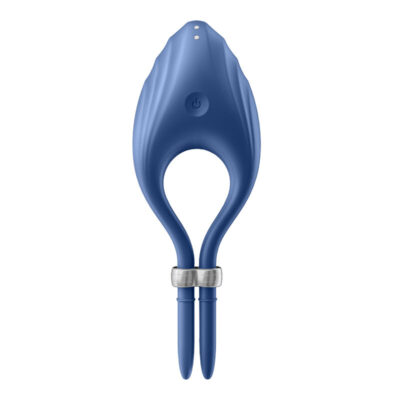 Alternative view of VIBRADOR DE ANEL DUELISTA SATISFYER - AZUL