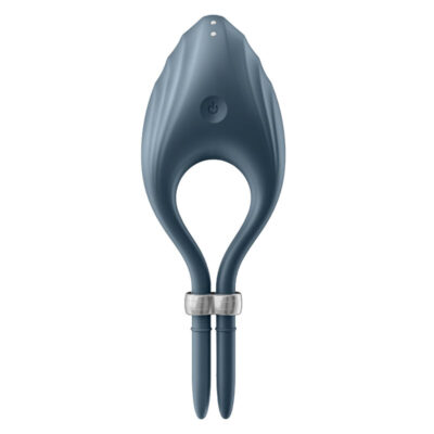 Alternative view of VIBRADOR DE ANEL DUELISTA SATISFYER - CINZA