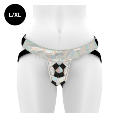 Arnês mitologia fantasy - iridescent l/xl mythology fantasy harness caliente. Pt