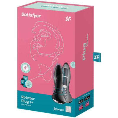 Satisfyer rotator plug 1+ vibrating plug app - black satisfyer connect caliente. Pt