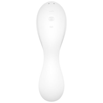 SATISFYER CURVY TRINITY 5 AIR PULSE STIMULATOR & VIBRATOR APP - WHITE 6 Satisfyer curvy trinity 5 air pulse stimulator & vibrator app - white satisfyer connect caliente. Pt