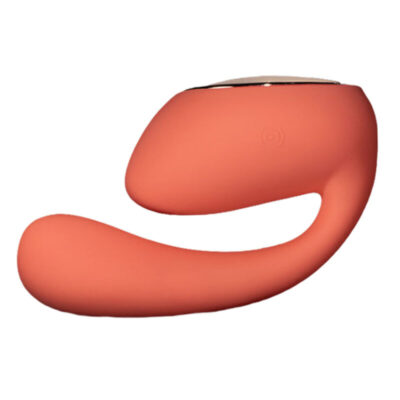 Alternative view of LELO IDA WAVE MASSAGEIRO PARA CASAIS CORAL VERMELHO