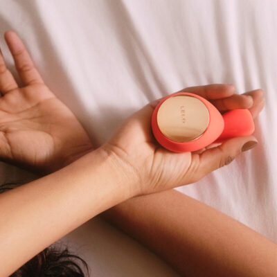 Lelo ida wave massageiro para casais coral vermelho lelo caliente. Pt