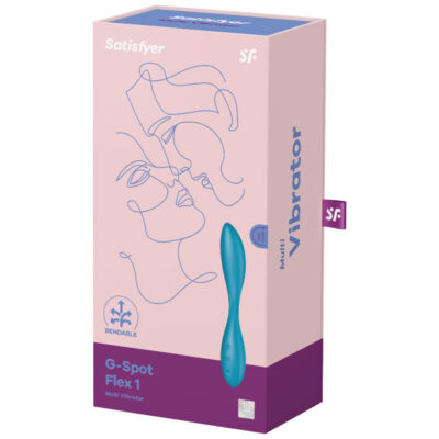 Satisfyer g-spot flex 1 multi vibrador - azul satisfyer vibrator caliente. Pt