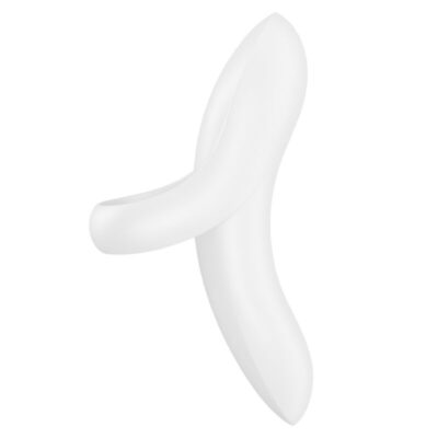 Alternative view of VIBRADOR DE DEDO AMANTE BOLD SATISFYER - BRANCO