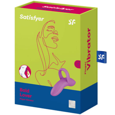 Vibrador de dedo amante bold satisfyer - rosa - image 4