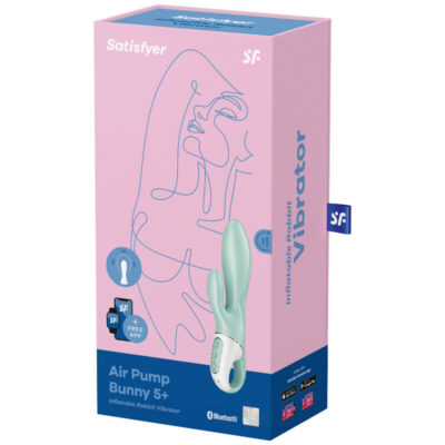 Satisfyer air pump bunny 5+ inflatable rabbit vibrator app - green satisfyer connect caliente. Pt