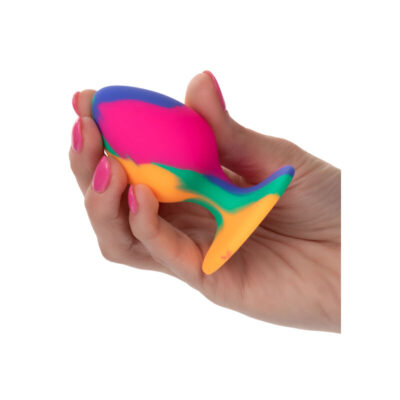 Calex cheeky médio tie-dye plug anal california exotics caliente. Pt
