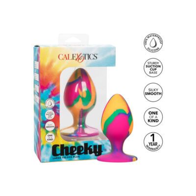 Calex cheeky grande tie-dye plug anal california exotics caliente. Pt
