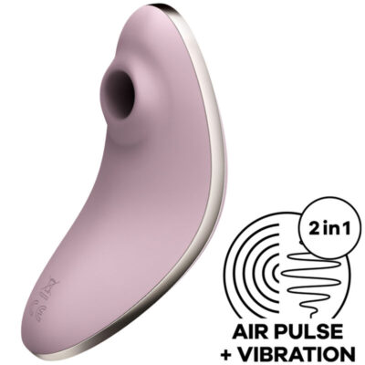 SATISFYER VULVA LOVER 1 ESTIMULADOR E VIBRADOR DE PULSO DE AR - VIOLETA