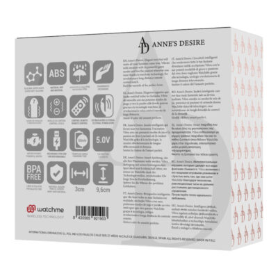 Anne's desire™ - panty pleasure tecnologia sem fio watchme preto anne's desire caliente. Pt