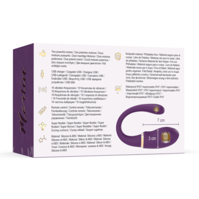 Treasure merlin duplo controle remoto vibrador treasure caliente. Pt