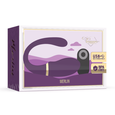Treasure merlin duplo controle remoto vibrador treasure caliente. Pt