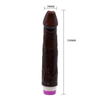 Alternative view of WAVES OF PLEASURE VIBRATOR 23 CM BROWN