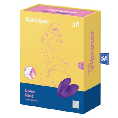 Vibrador de dedo satisfyer love riot - roxo satisfyer vibrator caliente. Pt