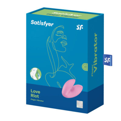 Vibrador de dedo satisfyer love riot - rosa satisfyer vibrator caliente. Pt