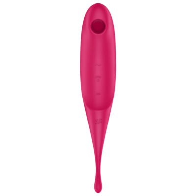 Alternative view of ESTIMULADOR E VIBRADOR SATISFYER TWIRLING PRO AIR PULSE - VERMELHO