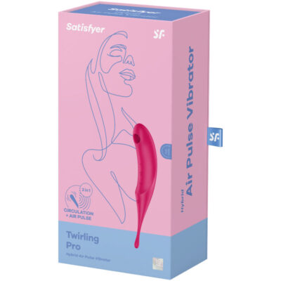 Estimulador e vibrador satisfyer twirling pro air pulse - vermelho satisfyer air pulse caliente. Pt