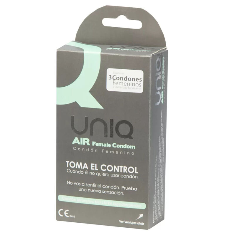 Uniq air sem látex condomínio feminino 3 unidades uniq caliente. Pt