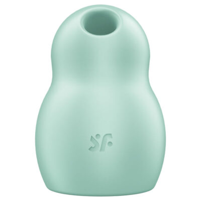 Alternative view of SATISFYER PRO TO GO 1 ESTIMULADOR DE PULSO DE AR DUPLO E VIBRADOR - VERDE