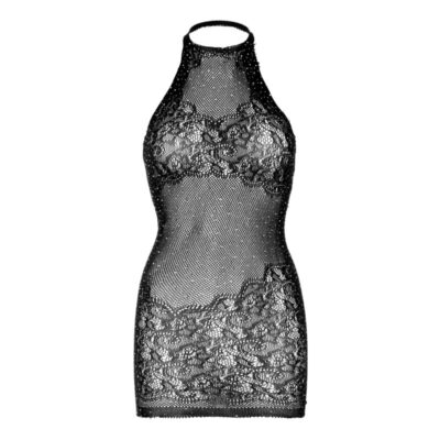 Mini vestido leg avenue com strass tamanho único - preto leg avenue dresses caliente. Pt