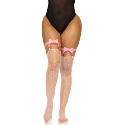 LEG AVENUE COURO VEGANO TIGH LIGEIRA TAMANHO ÚNICO - ROSA