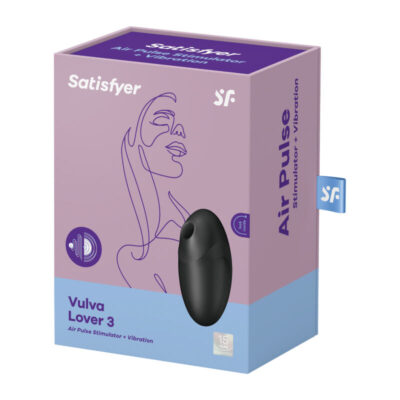 Satisfyer vulva lover 3 air pulse estimulador e vibrador - preto satisfyer air pulse caliente. Pt