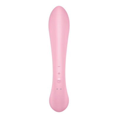 Vibração híbrida satisfyer triple oh - rosa satisfyer vibrator caliente. Pt