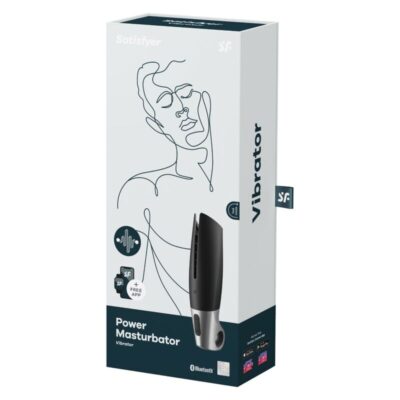 Masturbador satisfyer power - preto satisfyer men caliente. Pt