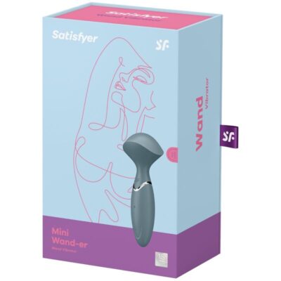 Satisfyer mini wond-er - cinza satisfyer wand caliente. Pt