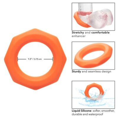 Califórnia exotics alpha sexagon anel laranja calexotics caliente. Pt