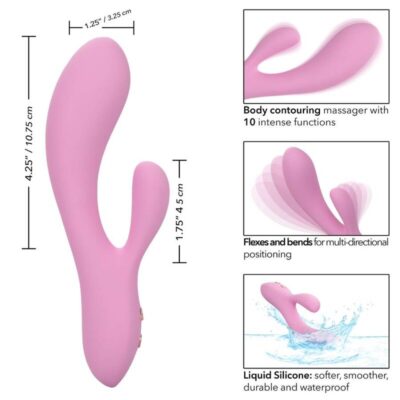 Alternative view of CALIFÓRNIA EXOTICS CONTOUR ZOIE PINK