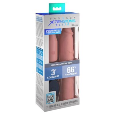 Manga pipedreams 9 in + 3 in plug remote skin fantasy x-tensions caliente. Pt