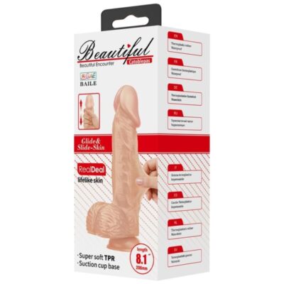 BELO ENCONTRO CATOBLEPAS DILDO REALÍSTICO E FLEXÍVEL 20,6 CM - CARNE 13 Belo encontro catoblepas dildo realístico e flexível 20,6 cm - carne baile dildos caliente. Pt