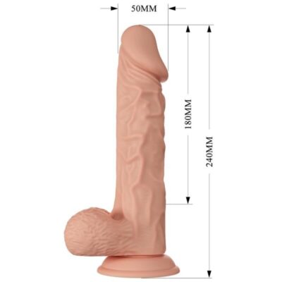 Belo encontro buraque realístico e flexível dildo 24 cm - carne baile dildos caliente. Pt