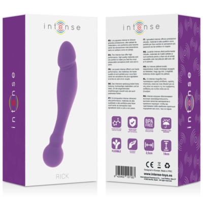 SILICONE INTENSO RICK DUAL PURPLE 11 Silicone intenso rick dual purple intense fun caliente. Pt